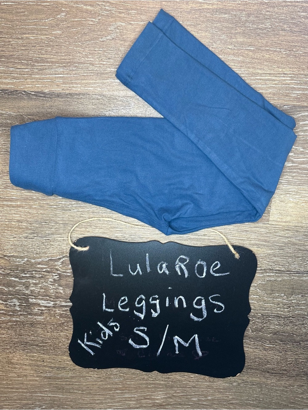 LuLaRoe Kids Slate Blue Leggings
